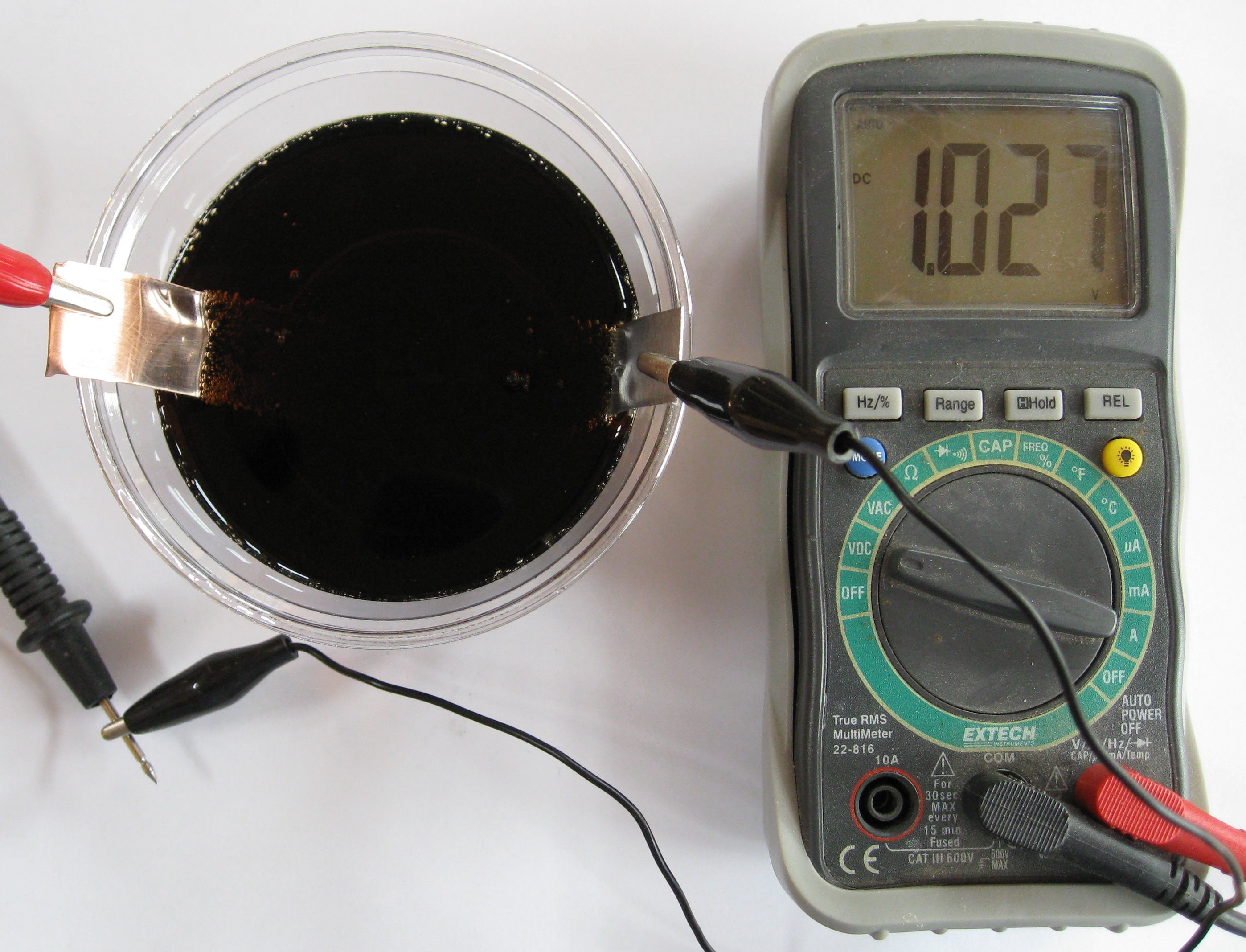 Copper zinc and cola