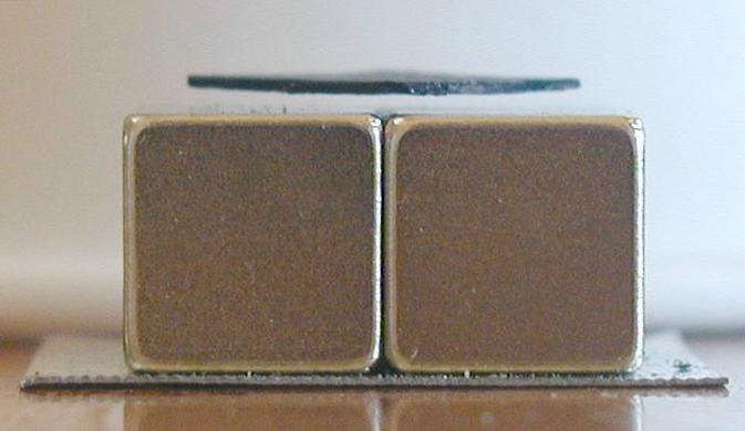 Levitating graphite