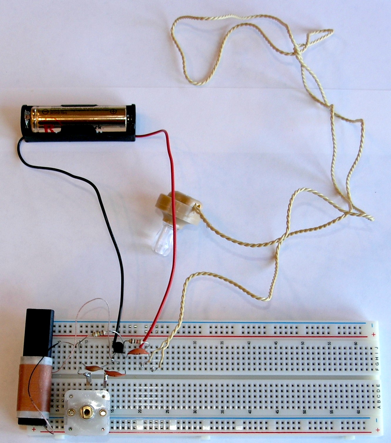 Solderless 3 penny radio