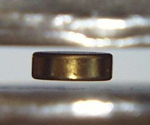 Levitation closeup