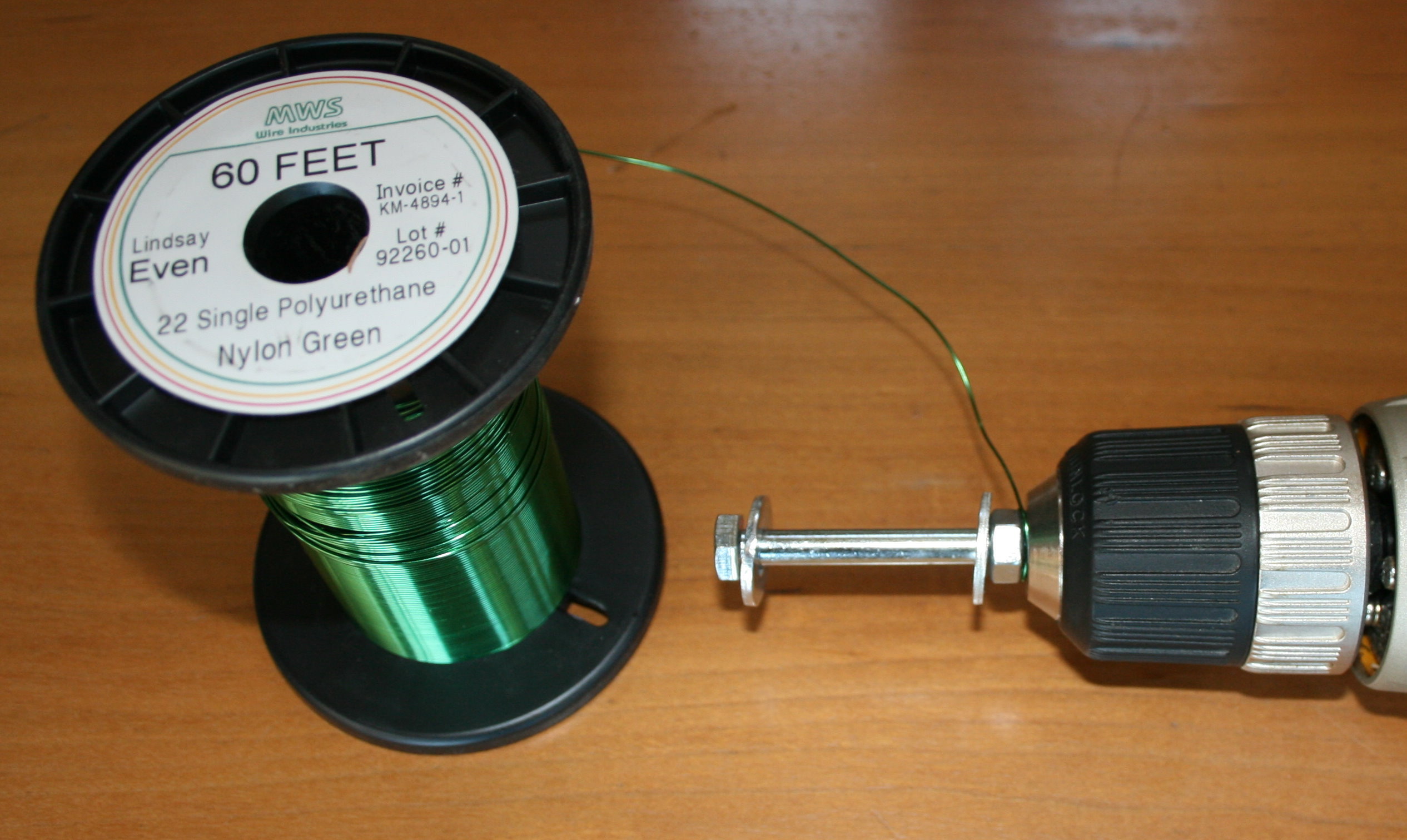 Starting the winding