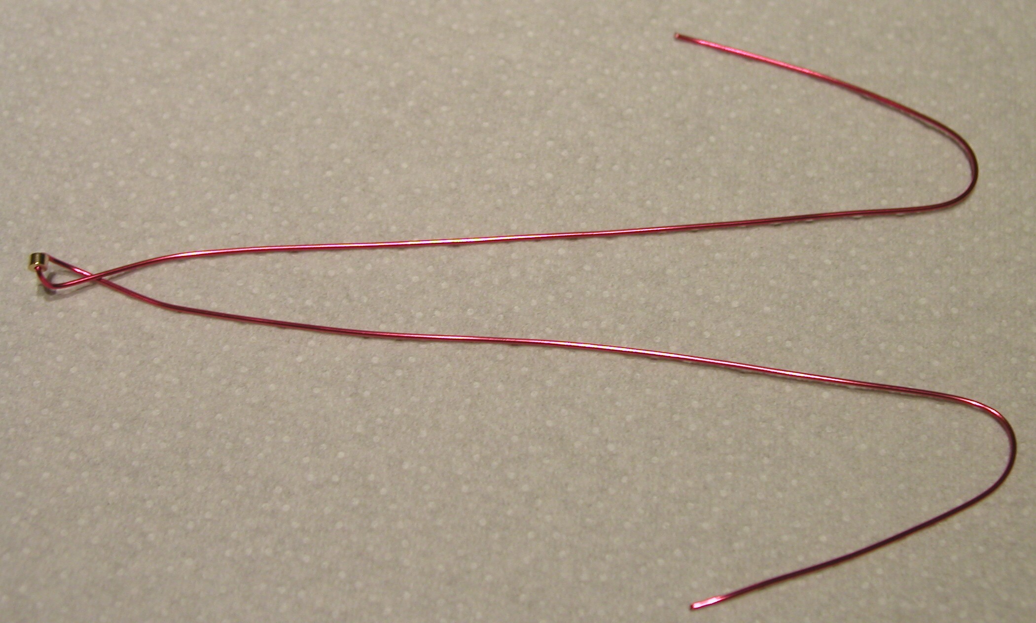 Wire with bead